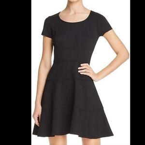 BANANA REPUBLIC Elegant Black Short Sleeve Dress SMALL 8
